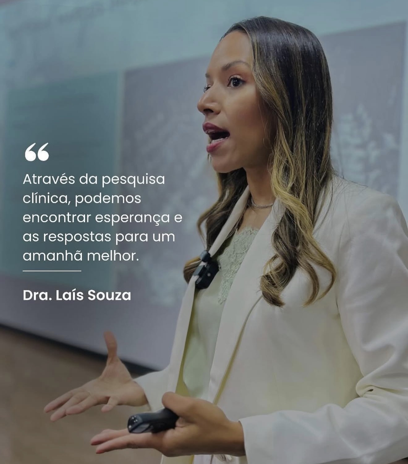 Dra. Laís Souza em retrato institucional